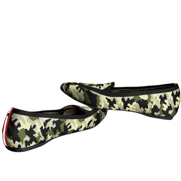 Birdies x Judy The Blackbird Camouflage Washable Knit Point-toe Loafers Size 9.5 - Picture 6 of 8